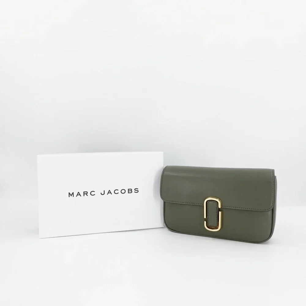 Marc Jacobs The J Marc Crossbody Shoulder Bag Khaki Green OS - Picture 3 of 14